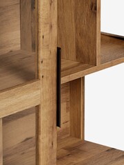 Dark Bronx Oak Effect Glazed Cabinet - Image 5 of 10