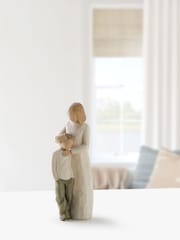 Willow Tree Cream Mother & Son Figurine - Image 1 of 4