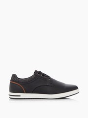 Dune London Black Standard Fit Trip Textured Trainers - Image 2 of 5