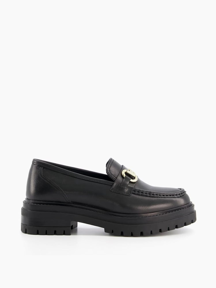 Dune London Black Gallagher Chunky Snaffle Trim L Shoes - Image 1 of 6