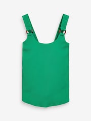 Green Crinkle Tankini Top Crinkle Maternity Tankini Top - Image 1 of 1