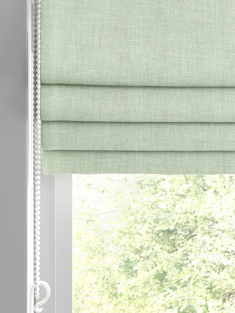 Laura Ashley Sage Green Easton Made To Measure Roman Blind - Image 2 of 8