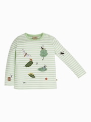 Frugi Green Kew Gardens Mattie Applique Top - Image 3 of 6
