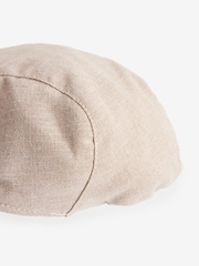 Beige Baby Flat Cap (0mths-2yrs) - Image 4 of 5