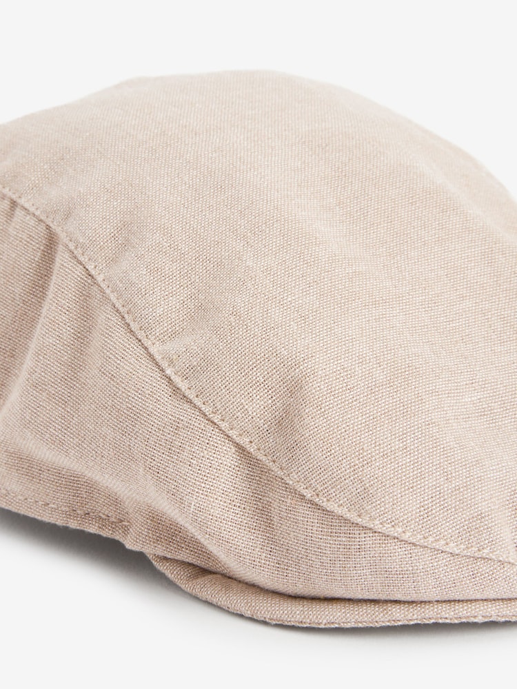 Beige Baby Flat Cap (0mths-2yrs) - Image 5 of 5