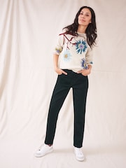 White Stuff Black Straight Brooke Jeans - Image 1 of 3
