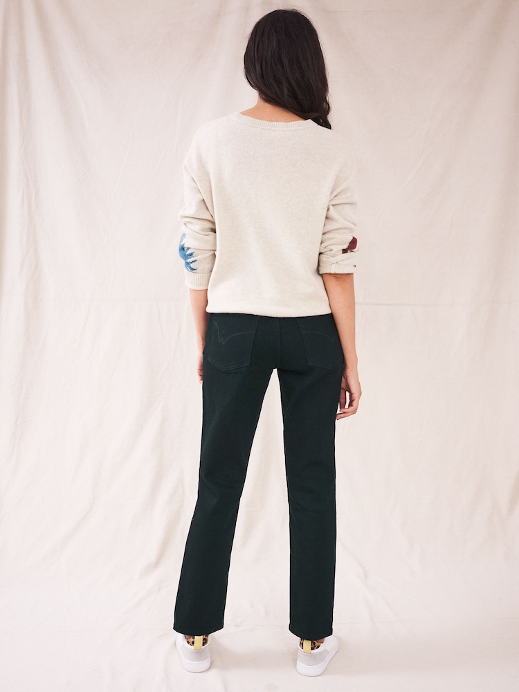 White Stuff Black Straight Brooke Jeans - Image 2 of 3