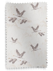 Laura Ashley Grey Animalia Embroidered Made To Measure Roman Blind - Image 6 of 6
