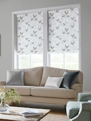 Laura Ashley Silver Animalia Embroidered Made To Measure Roman Blind - Image 5 of 6