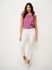 Crew Clothing Company Pink Ondine Top - Image 3 of 5