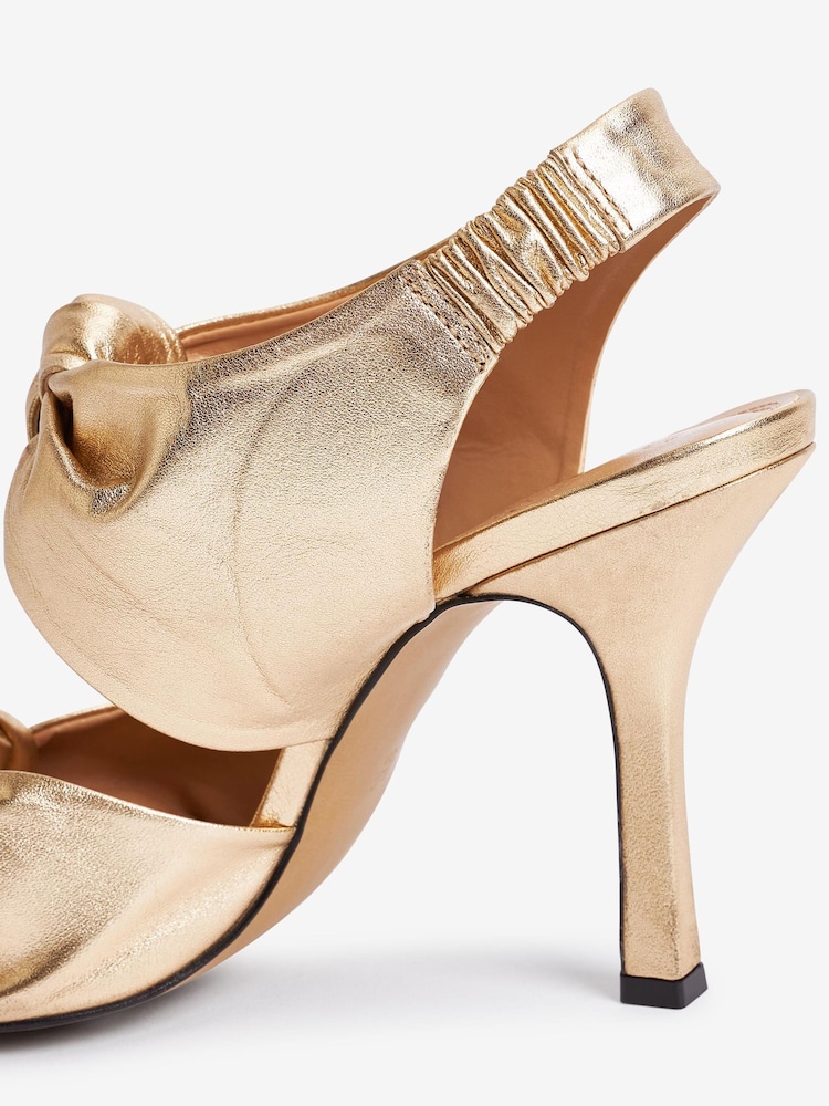 Gold Signature Double Knot Sandals - Image 5 of 5