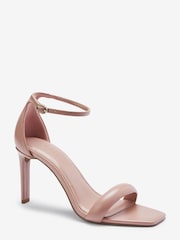 Nude Pink Forever Comfort® Square Toe Heeled Sandals - Image 2 of 4