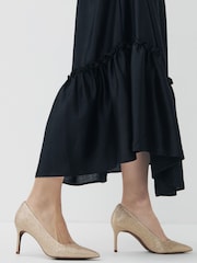 Shimmer Regular/Wide Fit Forever Comfort® Soft Point Toe Everyday Court Shoes - Image 1 of 7