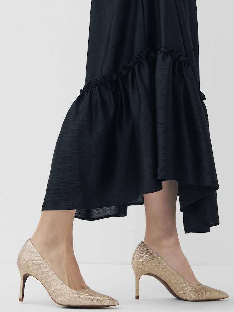 Shimmer Regular/Wide Fit Forever Comfort® Soft Point Toe Everyday Court Shoes - Image 1 of 7