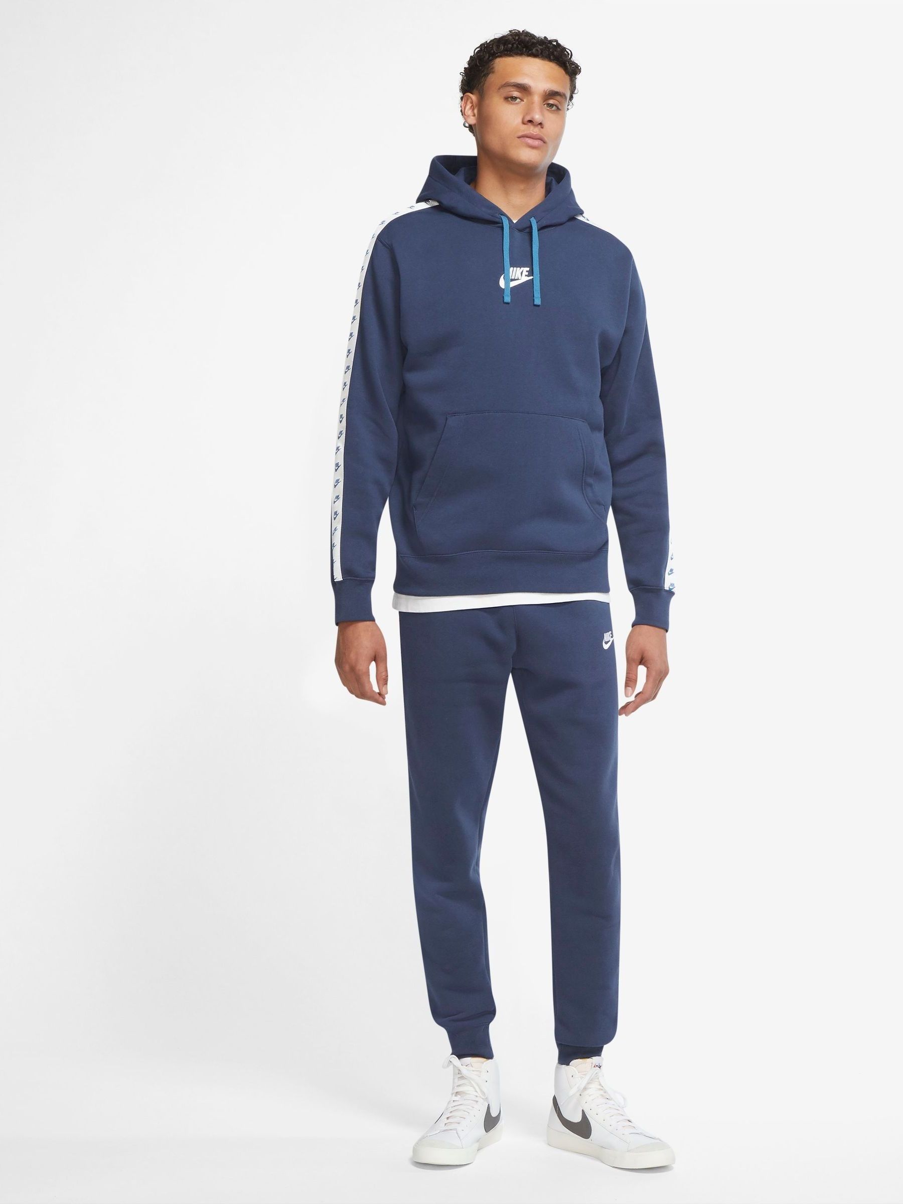 Buy Nike Blue Sportswear Essential Hooded Tracksuit from Next Luxembourg