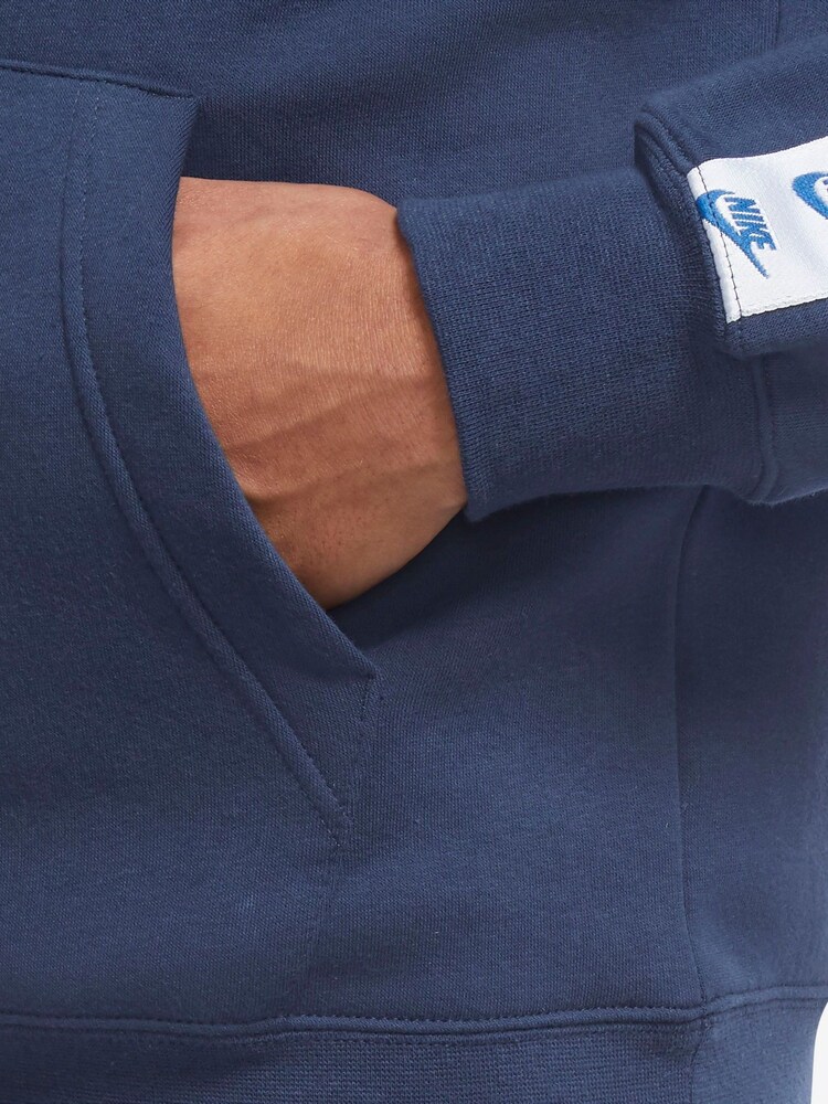 Nike Blue Sportswear Essential Hooded Tracksuit - Image 3 of 3 Nike Blue Sportswear Essential Hooded Tracksuit - Image 3 of 3