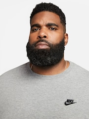 Nike Grey Club Long Sleeve T-Shirt - Image 4 of 6