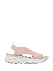 Розовый - женские сандалии Skechers Arch Fit City Catch - Image 1 of 5