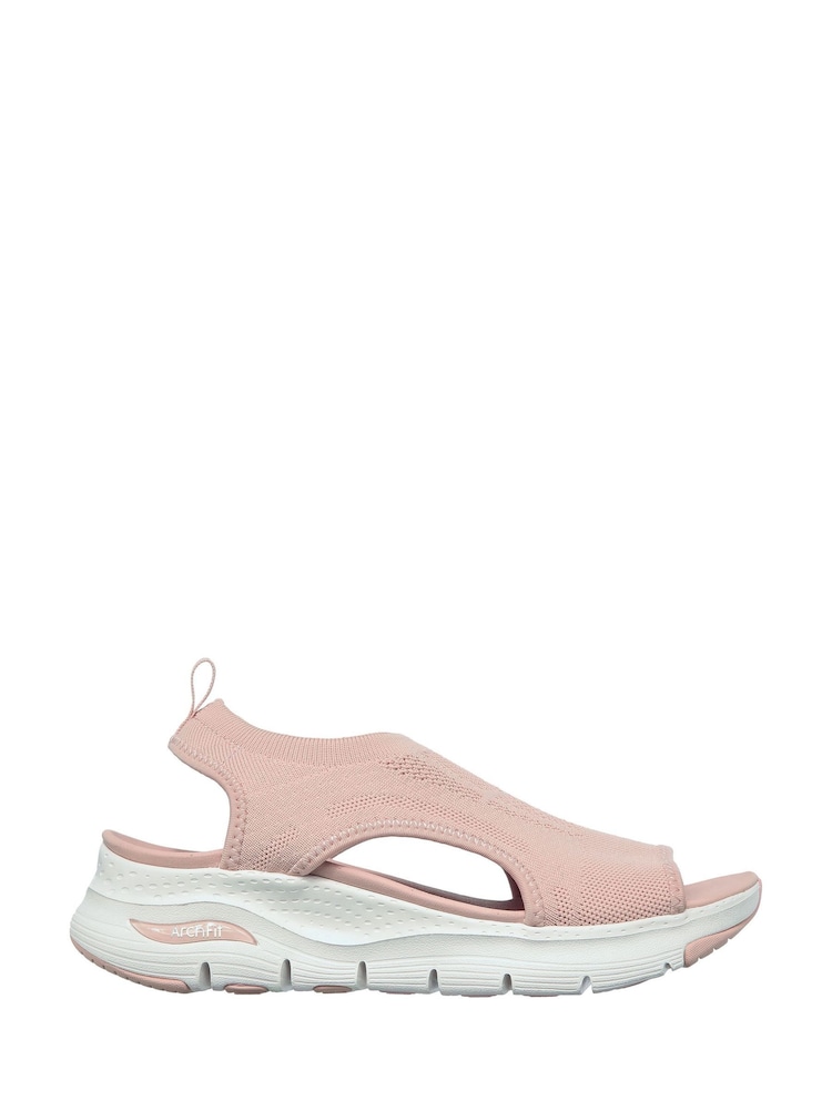 Розовый - женские сандалии Skechers Arch Fit City Catch - Image 1 of 5