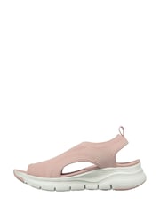 Розовый - женские сандалии Skechers Arch Fit City Catch - Image 2 of 5