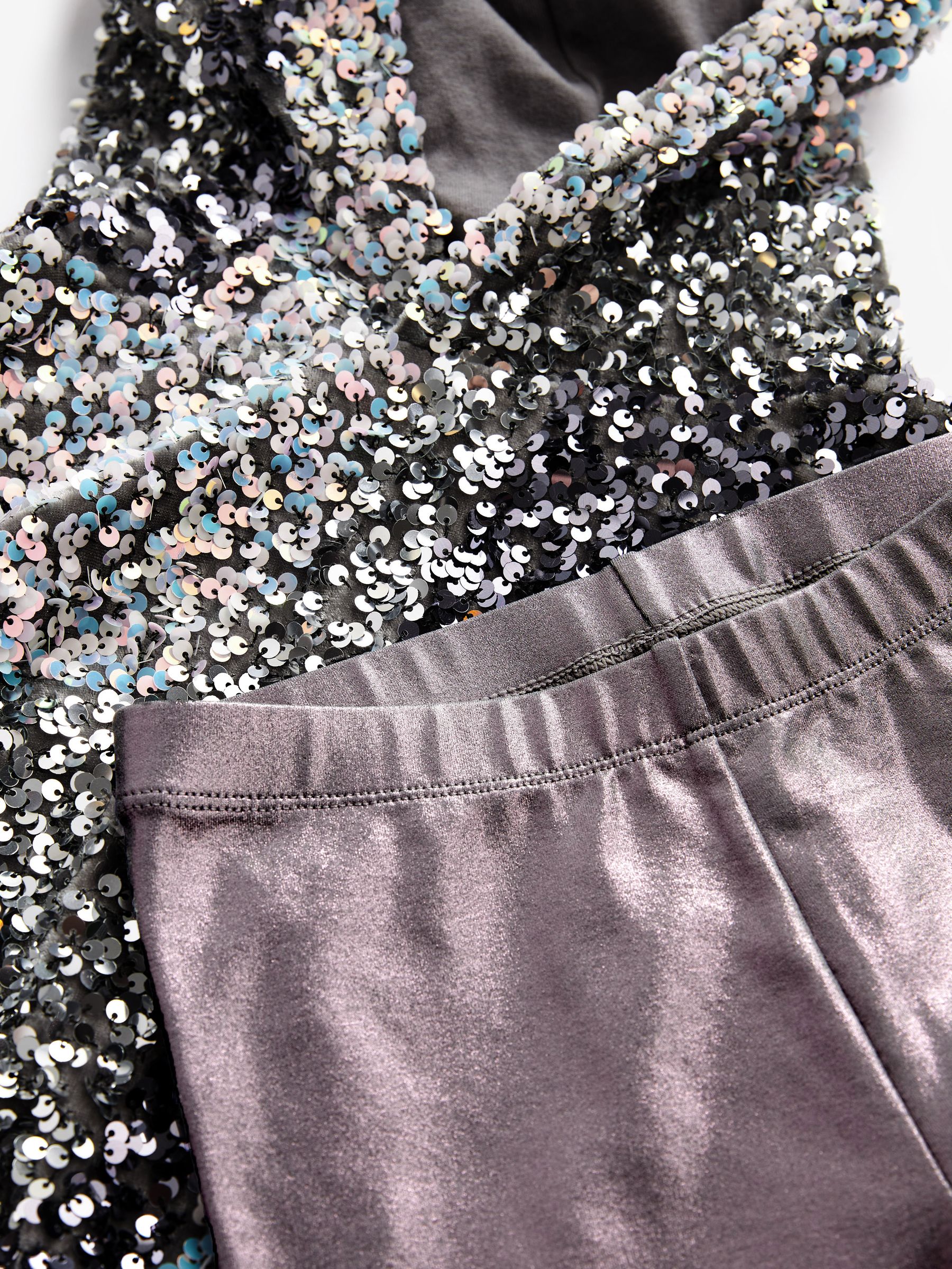 Silver sequin hoodie 2025