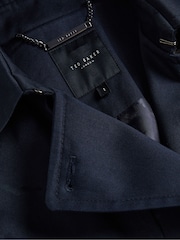 Ted Baker Blue Robbii Lightweight Trench Coat - Image 7 of 7