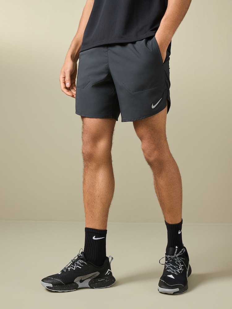 Nike Black Dri-FIT Stride 7 Inch Running Shorts - Image 1 of 5