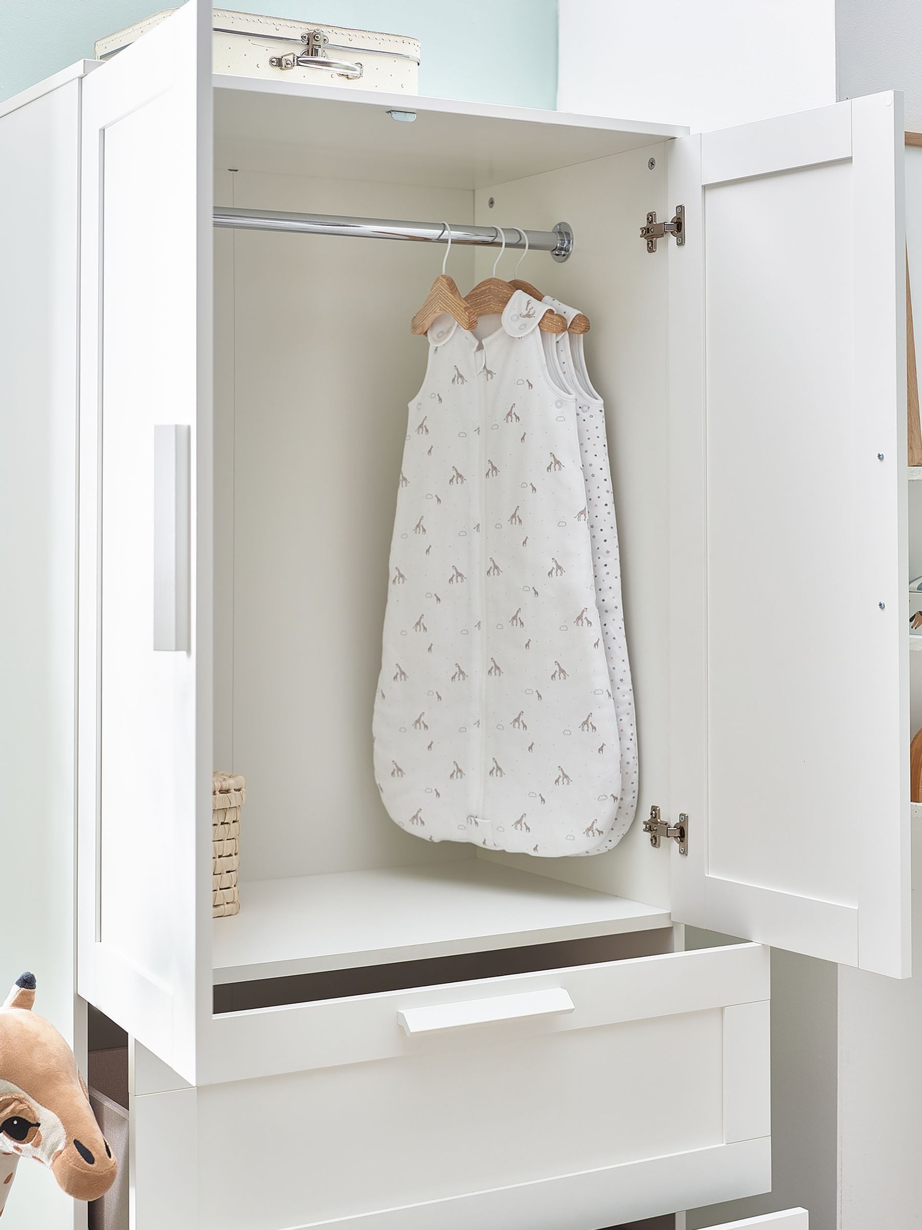 Buy White Flynn Kids Wardrobe from the Next UK online shop