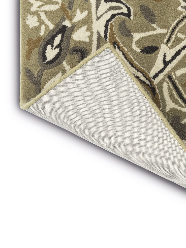 Morris & Co. Blue Snakeshead Rug - Image 2 of 4 Morris & Co. Blue Snakeshead Rug - Image 2 of 4