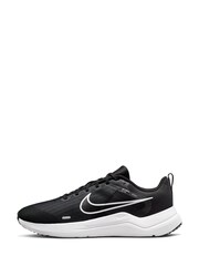 Nike Black/Grey Downshifter 12 Running Trainers - Image 2 of 10