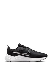 Nike Black/Grey Downshifter 12 Running Trainers - Image 3 of 10