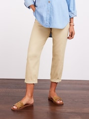 Camel Maternity Over-the-Bump Mom Jeans - Image 3 of 6