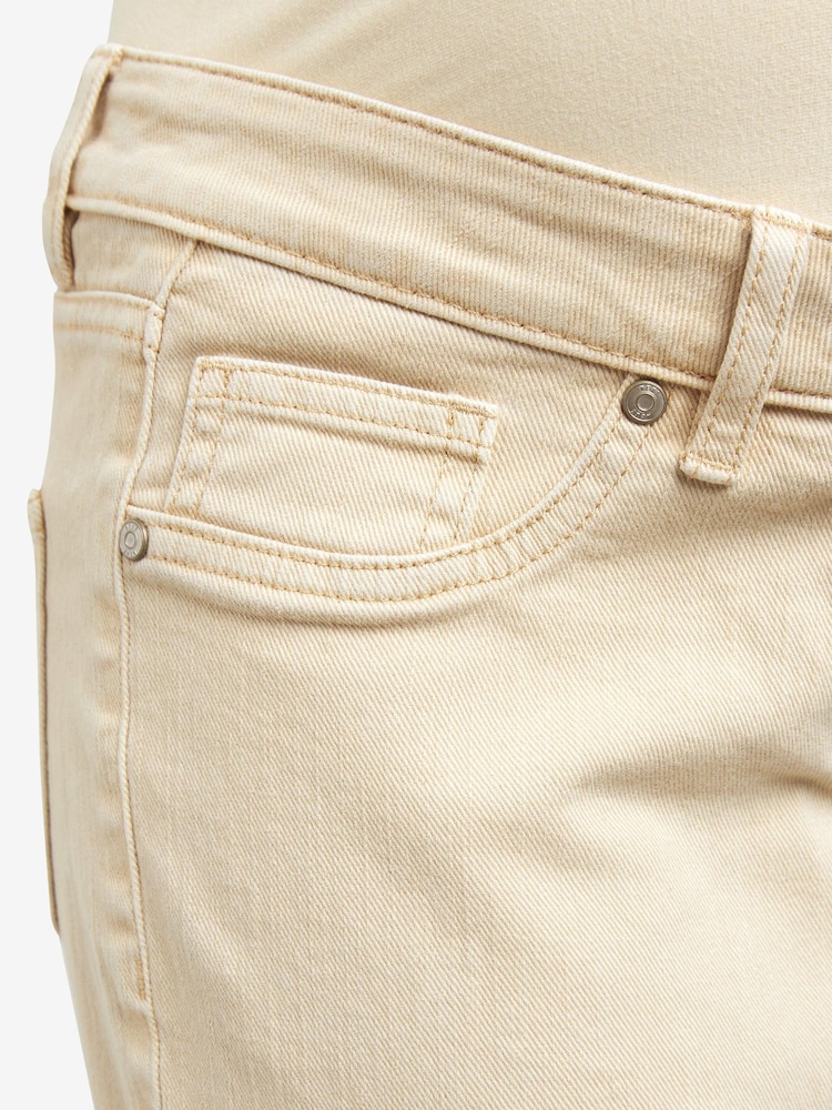 Camel Maternity Over-the-Bump Mom Jeans - Image 6 of 6