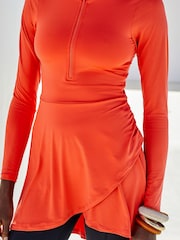 Rose Pink Long Sleeve Burkini Swim Dress - Image 3 of 5
