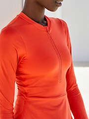 Rose Pink Long Sleeve Burkini Swim Dress - Image 4 of 5