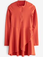 Rose Pink Long Sleeve Burkini Swim Dress - Image 5 of 5