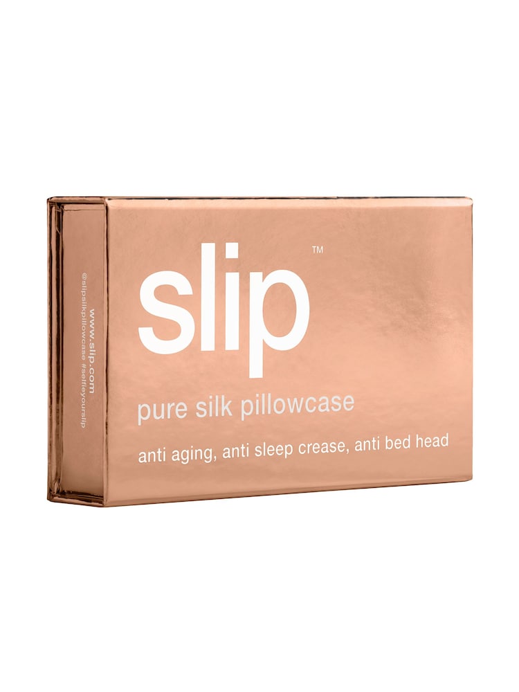 Slip Rose Gold Pure Silk Standard Pillowcase - Image 6 of 6 Slip Rose Gold Pure Silk Standard Pillowcase - Image 6 of 6