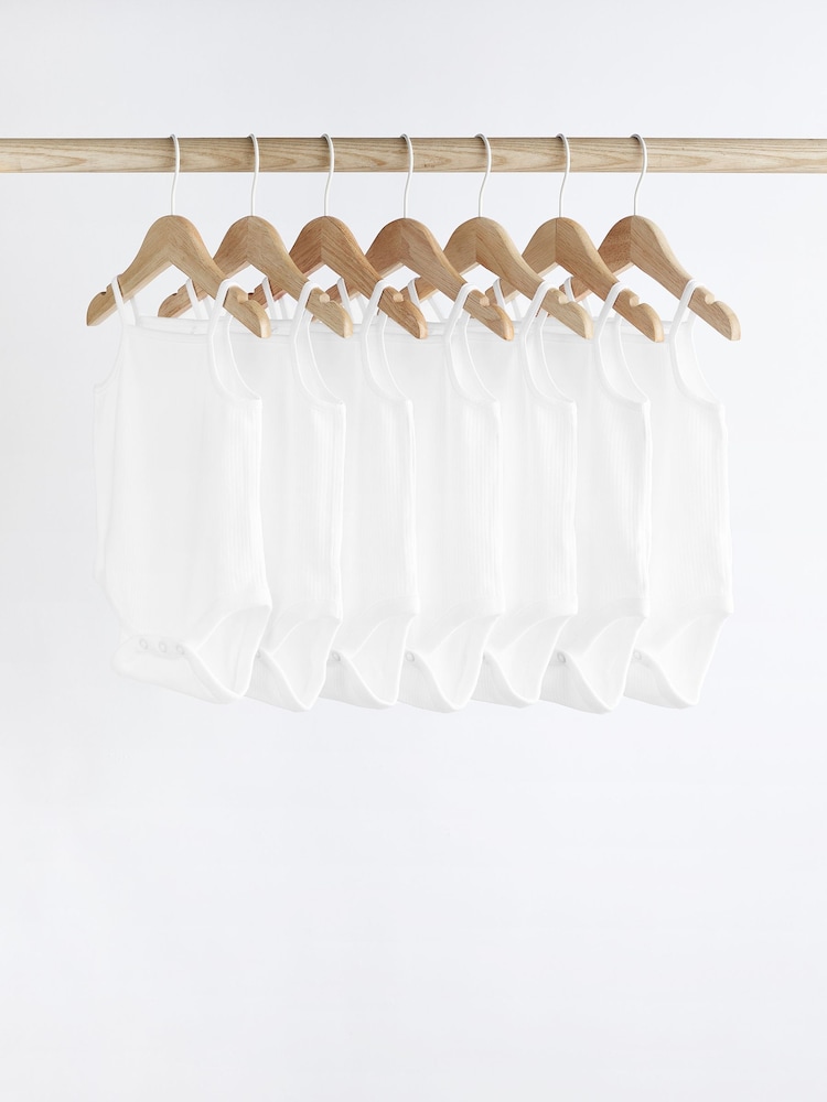 Bela - dojenček Strappy bodi - Slika 1 iz 6 Bela - dojenček Strappy bodi - Slika 1 iz 6