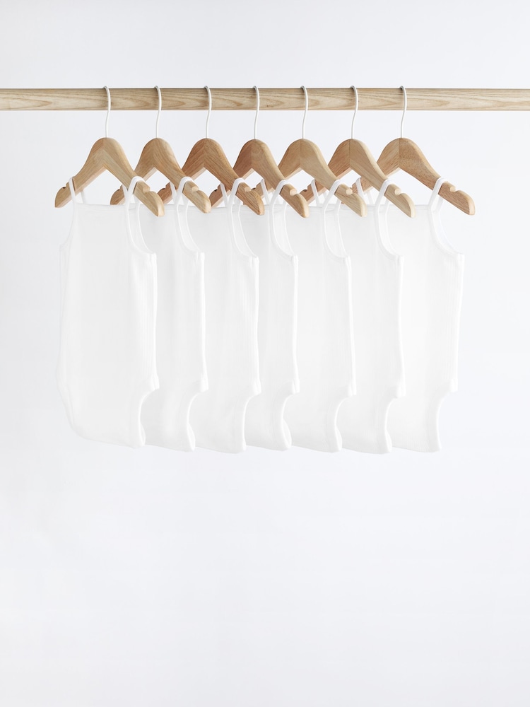 Bela - dojenček Strappy bodi - Slika 2 iz 6 Bela - dojenček Strappy bodi - Slika 2 iz 6
