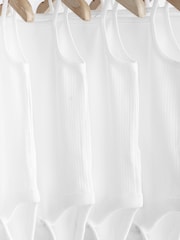 White 7 Pack Baby Strappy Bodysuits - Image 3 of 6