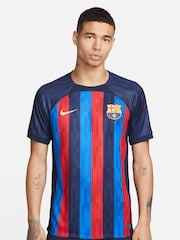 Nike Blue Blank F.C. Barcelona 22/23 Stadium Home Football Shirt - Image 1 of 7