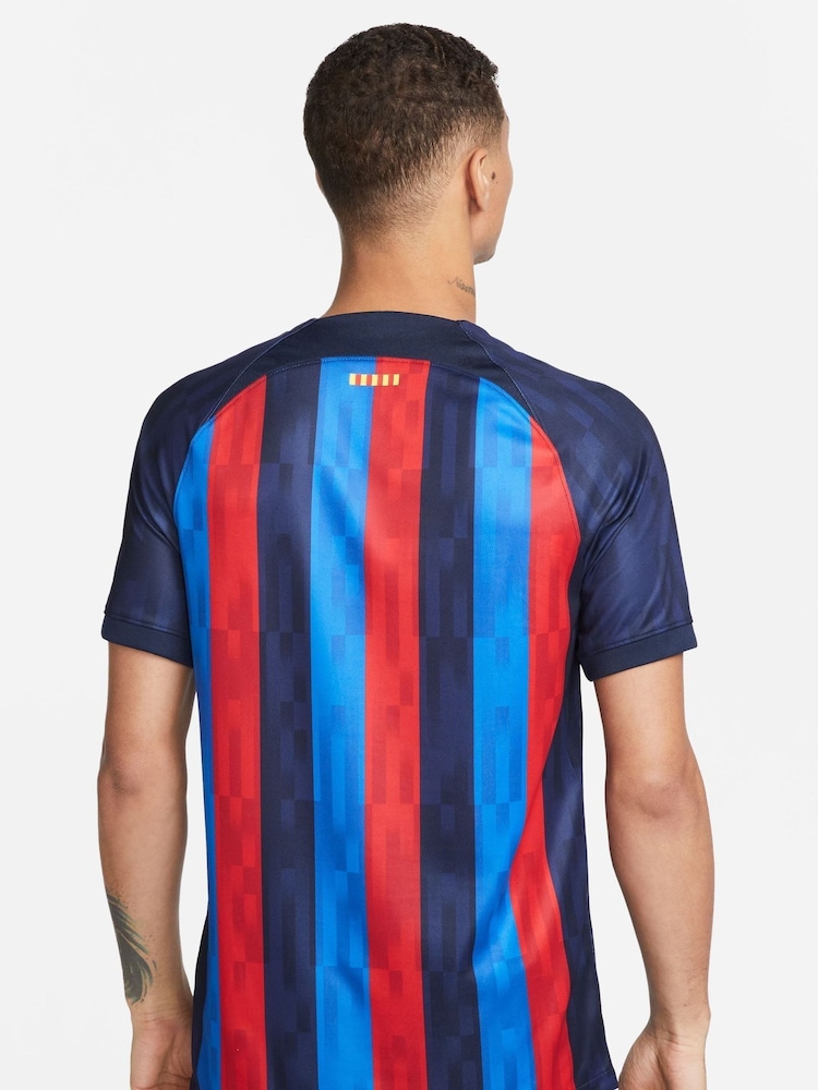 Nike Blue Blank F.C. Barcelona 22/23 Stadium Home Football Shirt - Image 2 of 7