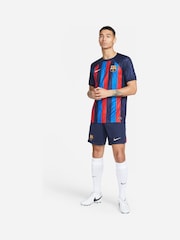 Nike Blue Blank F.C. Barcelona 22/23 Stadium Home Football Shirt - Image 3 of 7