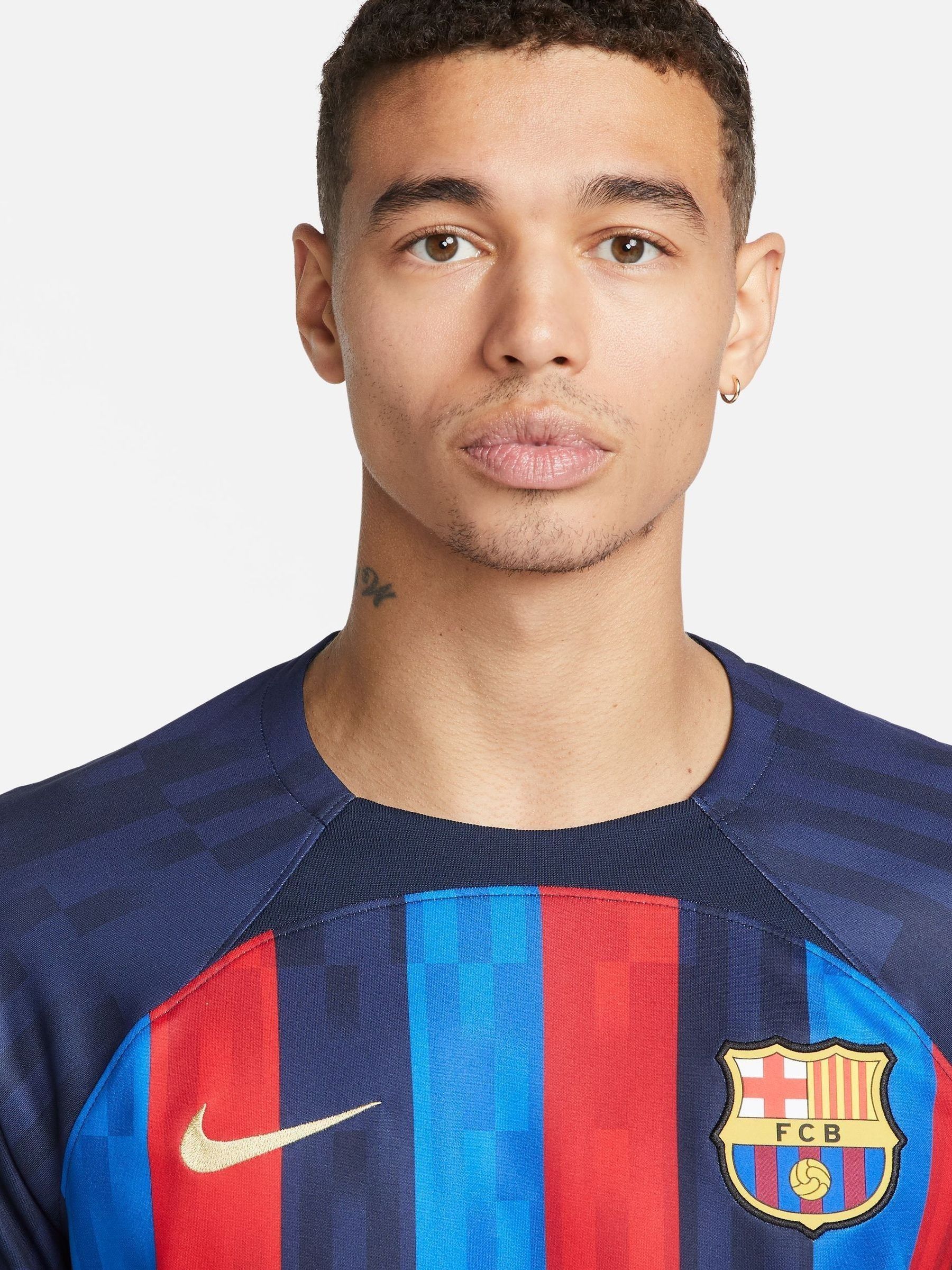 Buy Nike Blue Blank F.C. Barcelona 22/23 Stadium Home