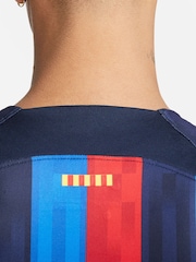 Nike Blue Blank F.C. Barcelona 22/23 Stadium Home Football Shirt - Image 5 of 7