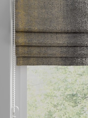 Gold Metallic Stripe Made To Measure Roman Blinds - Image 2 of 6