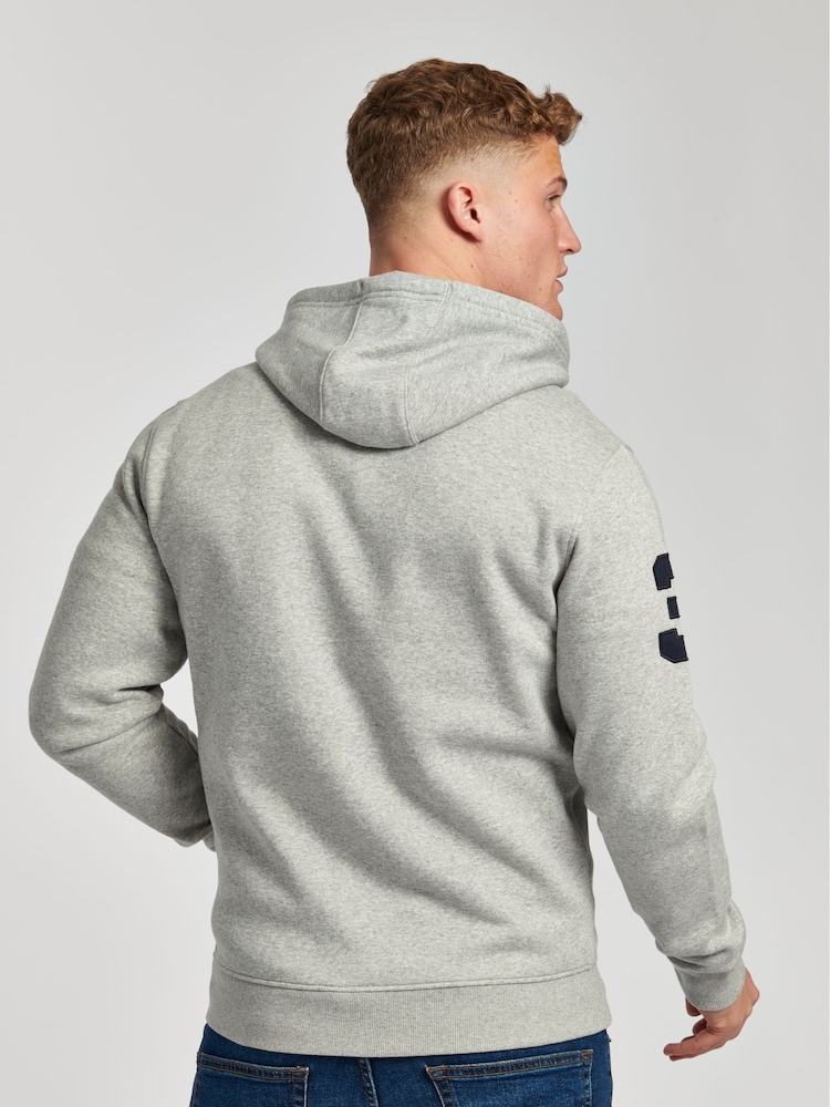 U.S. Polo Assn. Vintage Grey Heather Player 3 Hoodie - Image 2 of 6
