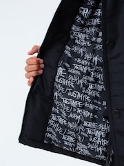 Hype Black Parka Coat - Image 5 of 5