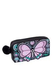黑色混合 - Smiggle Aspire Character Pocket Pencil Case - 2的图像1｝