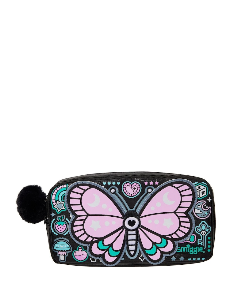 黑色混合 - Smiggle Aspire Character Pocket Pencil Case - 2的图像2｝